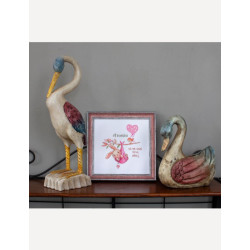 Cross Stitch Kit "Girl Birth Sampler" 20x20 cm SRA1029