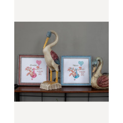 Cross Stitch Kit "Girl Birth Sampler" 20x20 cm SRA1029