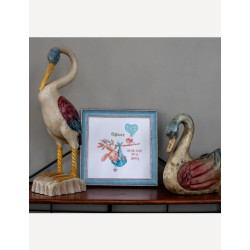 Kreuzstich-Set "Geburtsregister Junge" 20x20 cm SRA1028