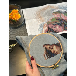 Cross Stitch Kit "Together" 27x40 cm SRA1036