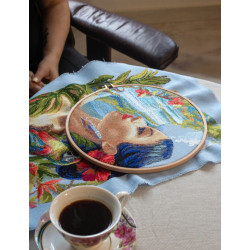 Kreuzstich-Set "Mutter Natur. Tropen" 40x30 cm SRA1027