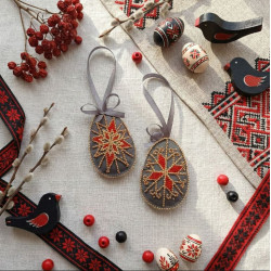 Dekoravimo rinkinys "Velykų žvaigždė" 15x5 cm AABT-056