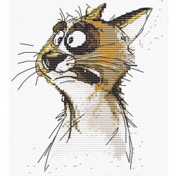 Kreuzstich-Set "Emotionen. Schock." 11 x 12 cm SANE-05