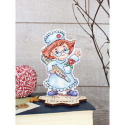 Cross stitch kit "Nurse" 13 x 8 cm SR-1309