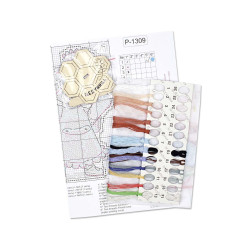 Cross stitch kit "Nurse" 13 x 8 cm SR-1309