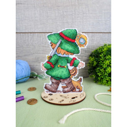 Kryželiu siuvinėjimo rinkinys "Medžiotojas" 13 x 9 cm SR-1308