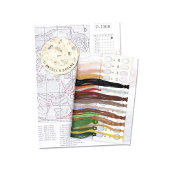 Kryželiu siuvinėjimo rinkinys "Medžiotojas" 13 x 9 cm SR-1308