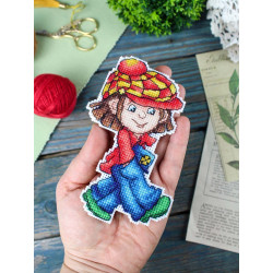 Kreuzstich-Set "Reveler" 13 x 9 cm SR-1304