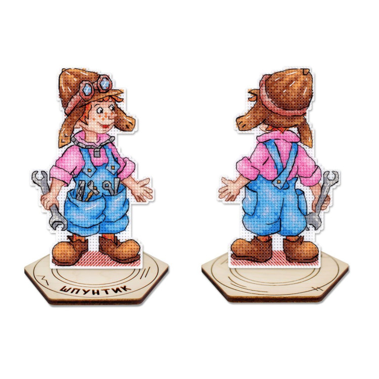 Cross stitch kit "Mechanic 2" 13 x 8 cm SR-1303