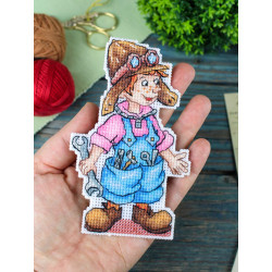 Cross stitch kit "Mechanic 2" 13 x 8 cm SR-1303