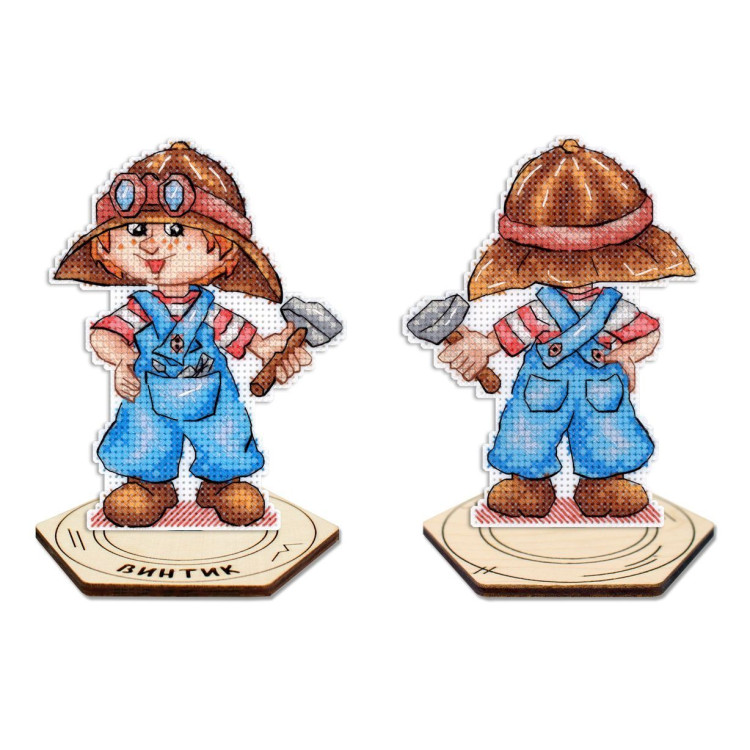 Cross stitch kit "Mechanic 1" 12 x 9 cm SR-1302