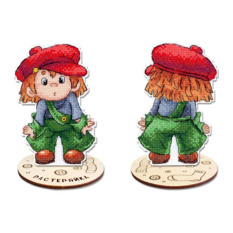 Cross stitch kit "Confused" 13 x 9 cm SR-1200