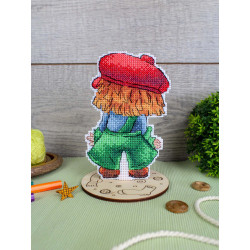 Cross stitch kit "Confused" 13 x 9 cm SR-1200