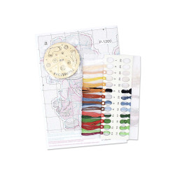 Cross stitch kit "Confused" 13 x 9 cm SR-1200