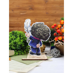 Cross stitch kit "Writer" 12 x 9 cm SR-1199