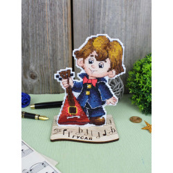 Cross stitch kit "Musician" 13 x 9 cm SR-1198