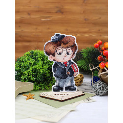 Cross stitch kit "Scientist" 12 x 7 cm SR-1195