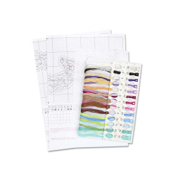 Cross stitch kit "Silver Hoof" 20x8 cm SR-1186