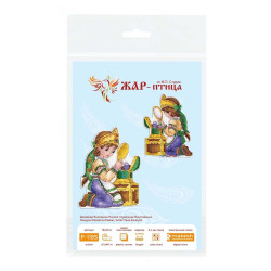 Cross stitch kit "The Girl and the Mirror" 16x12 cm SR-1185