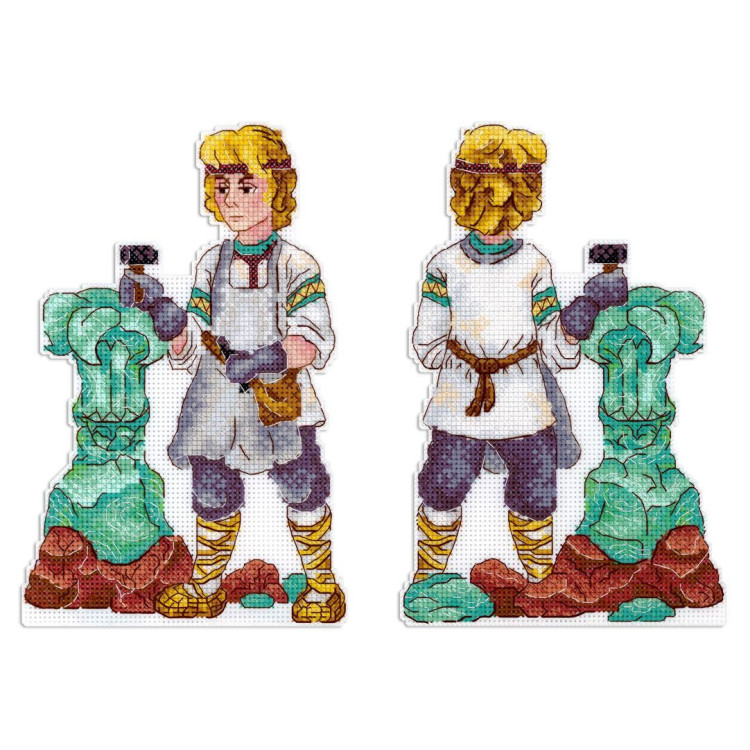 Cross stitch kit "Master" 19x13 cm SR-1184
