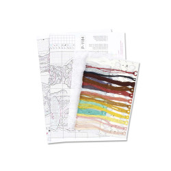 Cross stitch kit "Master" 19x13 cm SR-1184