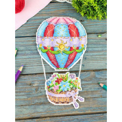 Cross stitch kit "Sky Bouquet" 20x11 cm SR-1155