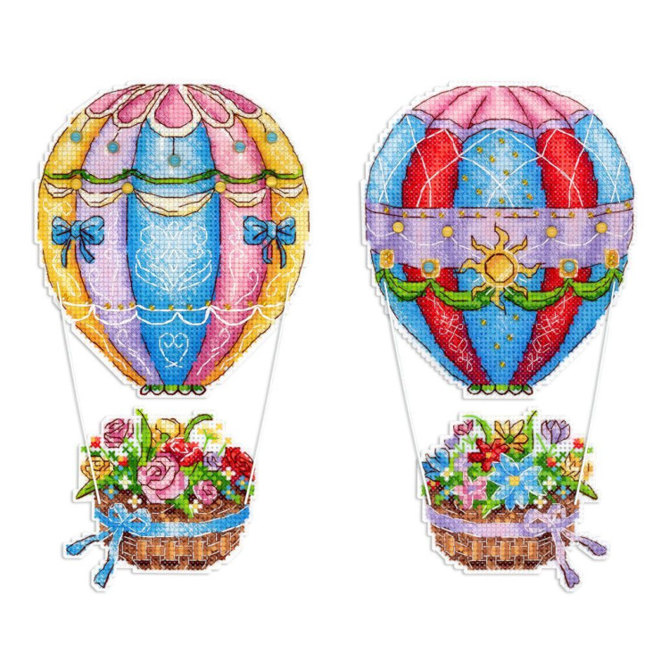 Cross stitch kit "Sky Bouquet" 20x11 cm SR-1155