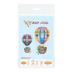 Cross stitch kit "Sky Bouquet" 20x11 cm SR-1155