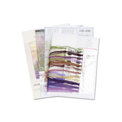 Cross stitch kit "Blooming lavender" 20*20 cm SNV-996