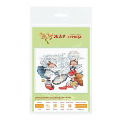 Cross stitch kit "The first pancake" 10x12 cm SM-984