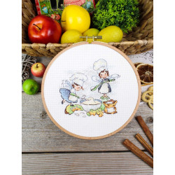Cross stitch kit "Magic in the kitchen" 10x11 cm SM-983