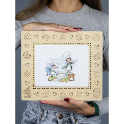 Cross stitch kit "Magic in the kitchen" 10x11 cm SM-983