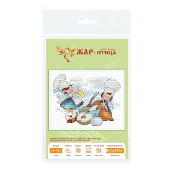 Cross stitch kit "Skilled chefs" 10x13 cm SM-982