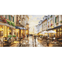 Cross Stitch Kit "Night Cafe" 40 x 20 cm SG729