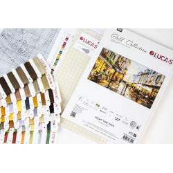 Cross Stitch Kit "Night Cafe" 40 x 20 cm SG729