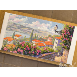 Cross stitch kit "Whispers of Summer" 43,5x25 cm SK276