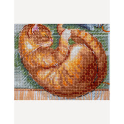 Cross Stitch Kit "Cats and Threads" 20x20 cm SRA1035