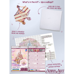 Cross-stitch kit "Kingdom in the Sky" 18 х 18 cm AAH-323