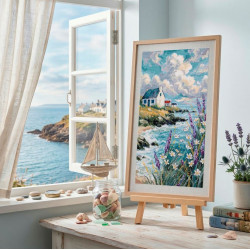 Cross-stitch kit "When the Sea Is a Dream" 23 х 40 cm AAH-318
