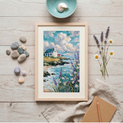 Cross-stitch kit "When the Sea Is a Dream" 23 х 40 cm AAH-318