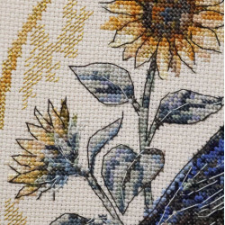 Cross-stitch kit "The melody of swallows" 24 х 24 cm AAH-317