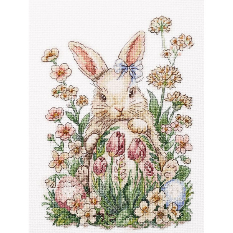 Cross-stitch kit "Easter bunny waiting" 17 х 24 cm AAH-316
