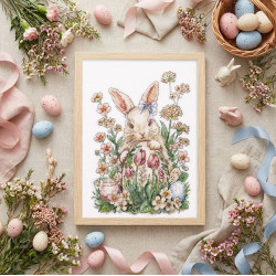 Cross-stitch kit "Easter bunny waiting" 17 х 24 cm AAH-316