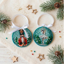 Decoration kit "Ballet of the Winter Night" 13.2х6.6 cm AABT-067