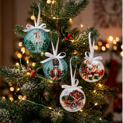 Decoration kit "Ballet of the Winter Night" 13.2х6.6 cm AABT-067