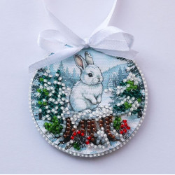 Decoration kit "By the Christmas Tree" 13.2х6.6 cm AABT-062