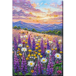 Main Bead Embroidery Kit "Valley of Dreams" 22x33 cm AAB-974