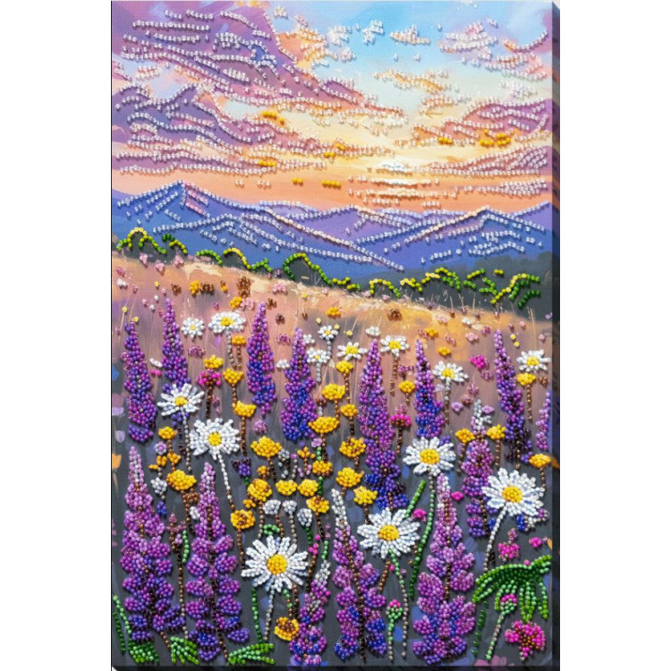 Main Bead Embroidery Kit "Valley of Dreams" 22x33 cm AAB-974