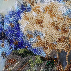 Main Bead Embroidery Kit "Hydrangeas in Pocelain" 22x29 cm AAB-975