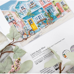 Cross stitch kit "Beach Bliss" 24 x 19cm SLETIL9985